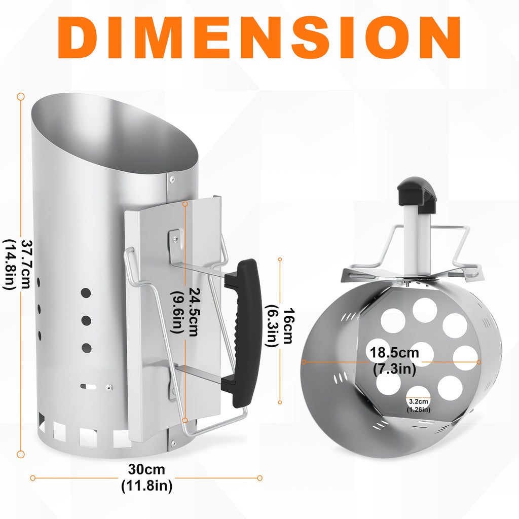 laraVist Chimney Starters, Natural Fire Starters 24 Count