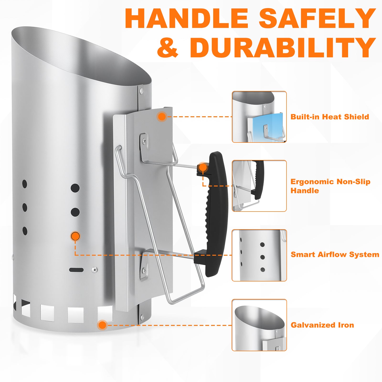 laraVist Chimney Starters, Natural Fire Starters 24 Count