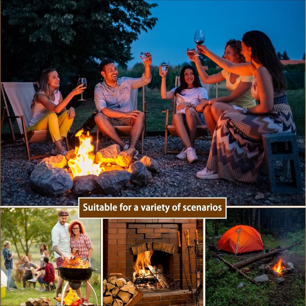 laraVist Stainless Steel Charcoal Chimney Starter for Grill, 10.62 Inch Rapid Fire Lighter