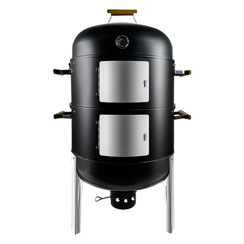 laraVist 20.5 Inch BBQ Smoker and Grill Combo for Outdoor Cooking